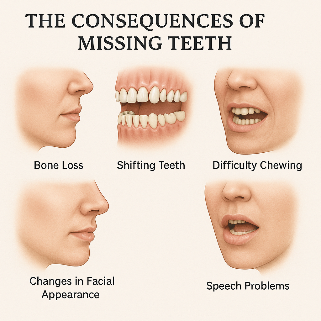 Consequences of leaving missing teeth untreated